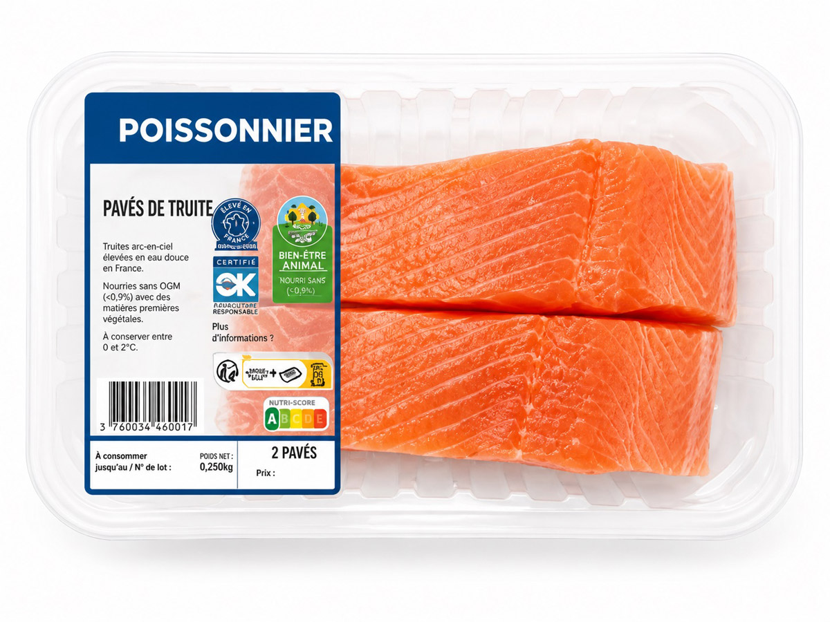 barquette-de-2-paves-truite-fraiche Filets de truite